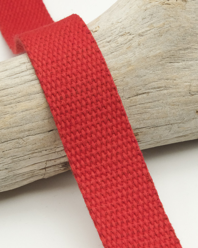 Sangle Coton 25MM Rouge - Maison Klem